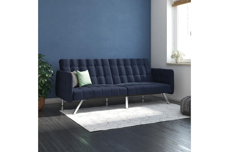 Bäddsoffa Emily Marinblå - Dorel Home - Möbler - Soffa - Bäddsoffa - 2 sits bäddsoffa