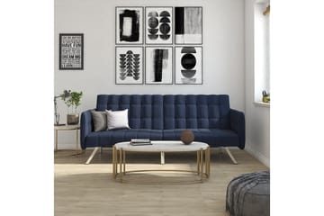 Bäddsoffa Emily Marinblå - Dorel Home - Möbler - Soffa - Bäddsoffa - 2 sits bäddsoffa