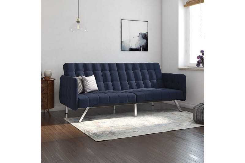 Bäddsoffa Emily Marinblå - Dorel Home - Möbler - Soffa - Bäddsoffa - 2 sits bäddsoffa