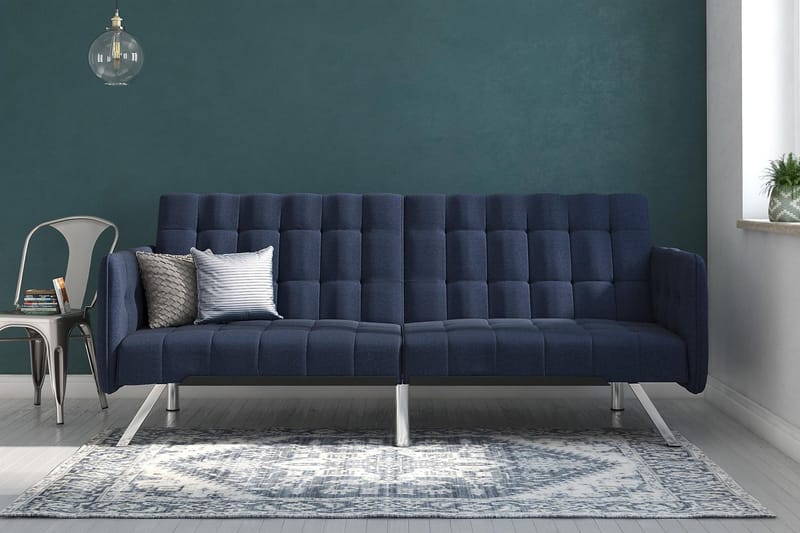 Bäddsoffa Emily Marinblå - Dorel Home - Möbler - Soffa - Bäddsoffa - 2 sits bäddsoffa