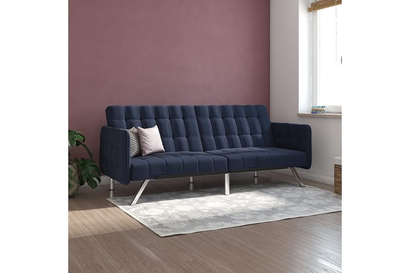 Bäddsoffa Emily Marinblå - Dorel Home - Möbler - Soffa - Bäddsoffa - 2 sits bäddsoffa