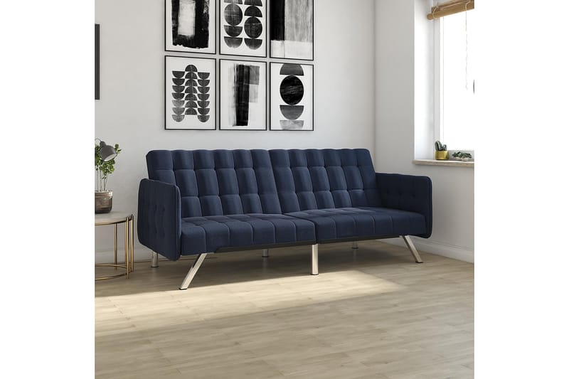 Bäddsoffa Emily Marinblå - Dorel Home - Möbler - Soffa - Bäddsoffa - 2 sits bäddsoffa