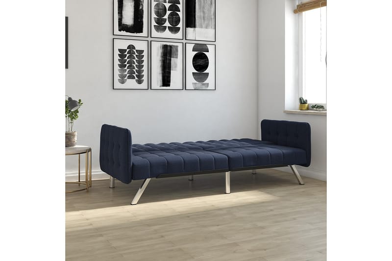 Bäddsoffa Emily Marinblå - Dorel Home - Möbler - Soffa - Bäddsoffa - 2 sits bäddsoffa