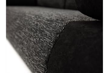 Bäddsoffa Emma 200x94x76 cm - Svart/Grå - Möbler - Soffa - Bäddsoffa - 2 sits bäddsoffa