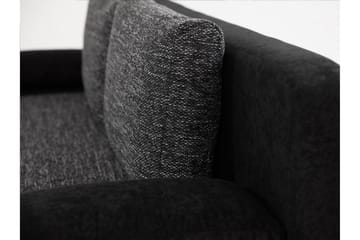 Bäddsoffa Emma 200x94x76 cm - Svart/Grå - Möbler - Soffa - Bäddsoffa - 2 sits bäddsoffa