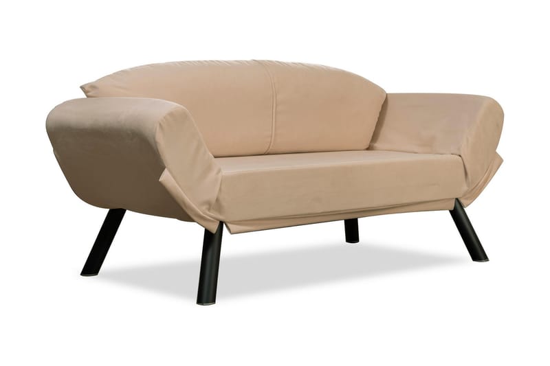 Bäddsoffa Eugi 2-sits - Beige - Möbler - Soffa - Bäddsoffa - 2 sits bäddsoffa