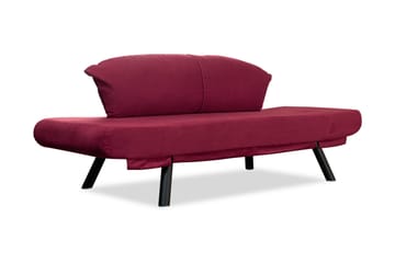 Bäddsoffa Eugi 2-sits - Vinröd - Möbler - Soffa - Bäddsoffa - 2 sits bäddsoffa
