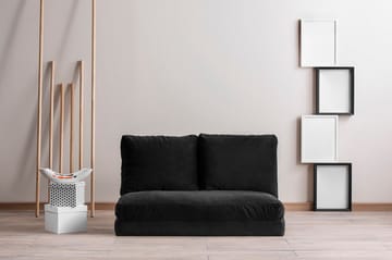 Bäddsoffa Florentine 2-sits 120x185 - Svart - Möbler - Soffa - Bäddsoffa - 2 sits bäddsoffa
