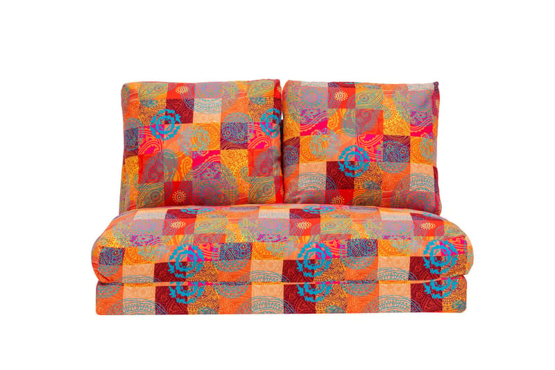 Bäddsoffa Florentine 2-sits 185x120 cm - Flerfärgad - 2 sits bäddsoffa