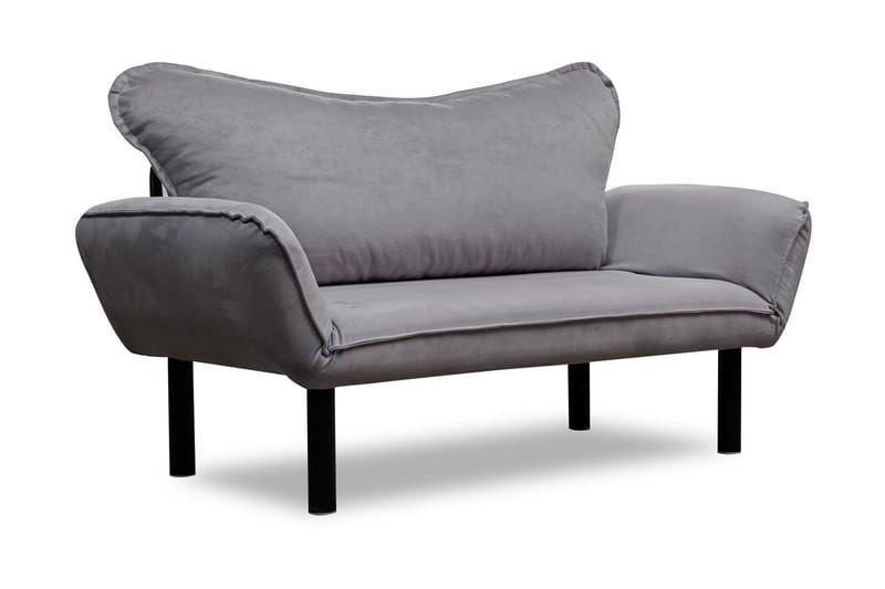 Bäddsoffa Golda 2-sits - Grå - Möbler - Soffa - Bäddsoffa - 2 sits bäddsoffa