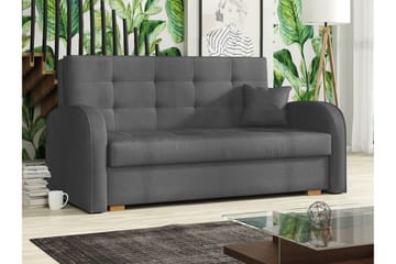 Bäddsoffa Hedensö 153x98x85 cm - Mörkgrå - Möbler - Soffa - Bäddsoffa - 2 sits bäddsoffa