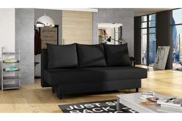 Bäddsoffa Jombe - Svart - Möbler - Soffa - Bäddsoffa - 2 sits bäddsoffa