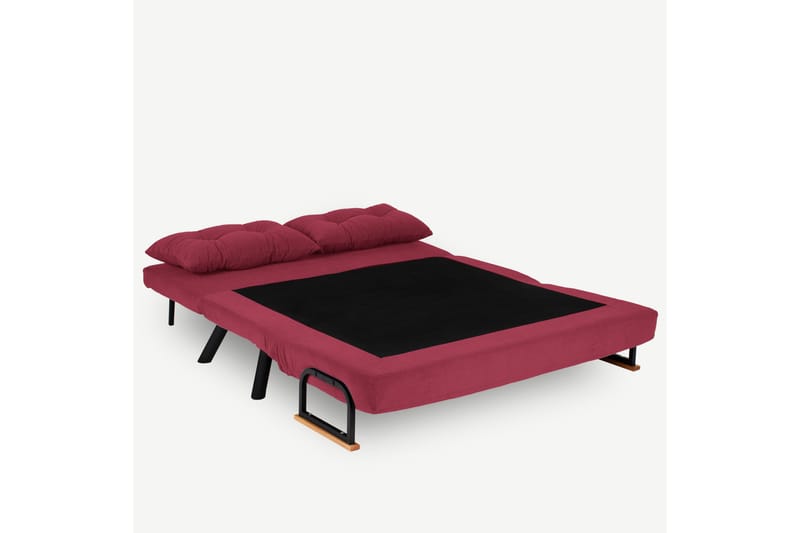 Bäddsoffa Riceville 2-sits 175x133 cm - Röd - Möbler - Soffa - Bäddsoffa - 2 sits bäddsoffa