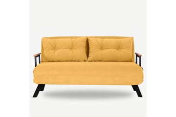Bäddsoffa Riceville 2-sits 175x133 cm - Senapsgul - Möbler - Soffa - Bäddsoffa - 2 sits bäddsoffa