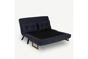 Bäddsoffa Riceville 2-sits 175x133 cm - Svart - Möbler - Soffa - Bäddsoffa - 2 sits bäddsoffa