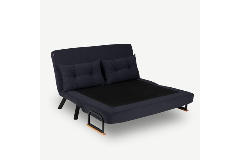 Bäddsoffa Riceville 2-sits 175x133 cm - Svart - Möbler - Soffa - Bäddsoffa - 2 sits bäddsoffa