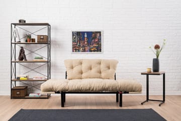 Bäddsoffa Pamelia 2-sits - Beige - Möbler - Soffa - Bäddsoffa - 2 sits bäddsoffa