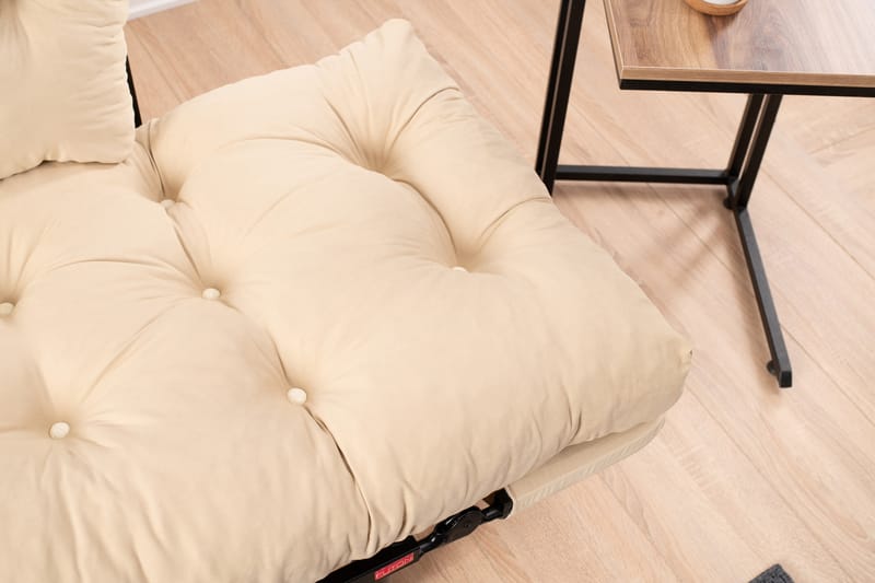 Bäddsoffa Pamelia 2-sits - Beige - Möbler - Soffa - Bäddsoffa - 2 sits bäddsoffa