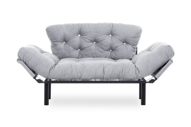 Bäddsoffa Pamelia 2-sits - Grå - Möbler - Soffa - Bäddsoffa - 2 sits bäddsoffa