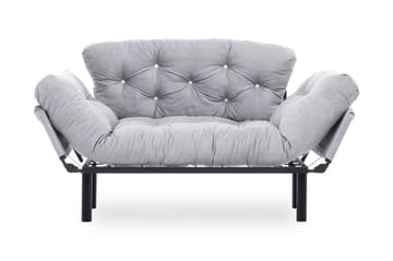 Bäddsoffa Pamelia 2-sits - Grå - Möbler - Soffa - Bäddsoffa - 2 sits bäddsoffa