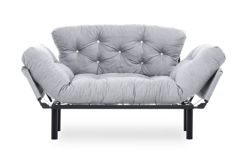 Bäddsoffa Pamelia 2-sits - Grå - Möbler - Soffa - Bäddsoffa - 2 sits bäddsoffa