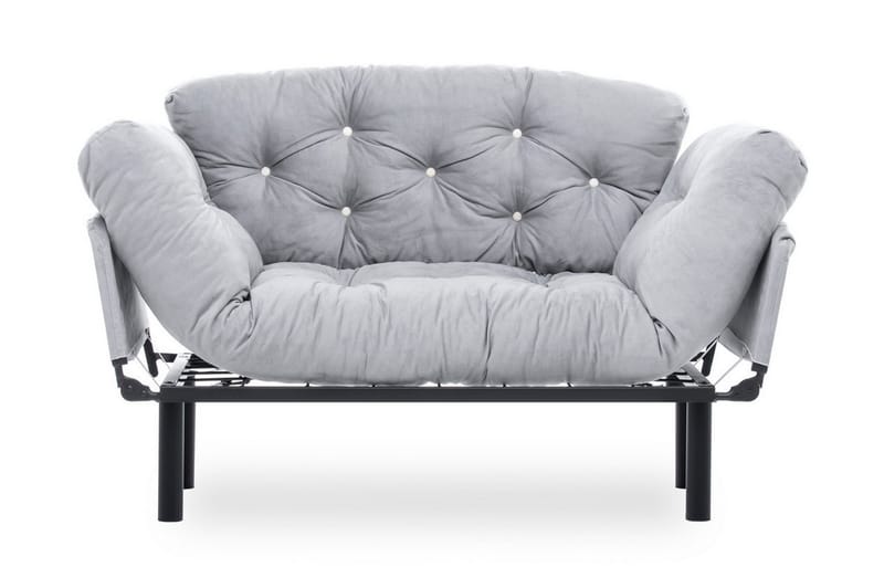 Bäddsoffa Pamelia 2-sits - Grå - Möbler - Soffa - Bäddsoffa - 2 sits bäddsoffa