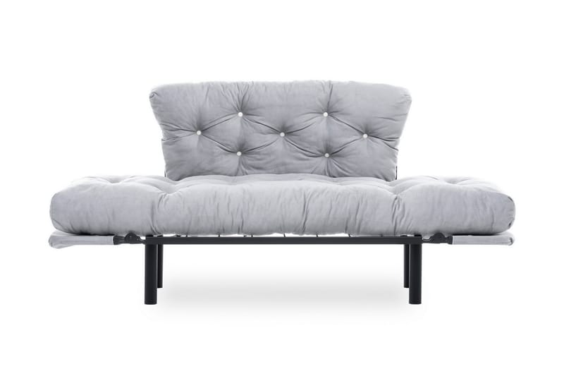Bäddsoffa Pamelia 2-sits - Grå - Möbler - Soffa - Bäddsoffa - 2 sits bäddsoffa