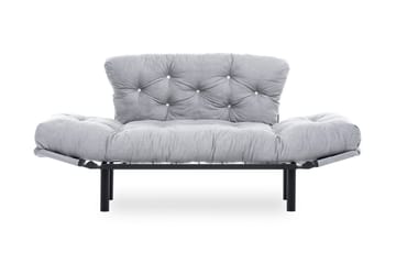 Bäddsoffa Pamelia 2-sits - Grå - Möbler - Soffa - Bäddsoffa - 2 sits bäddsoffa