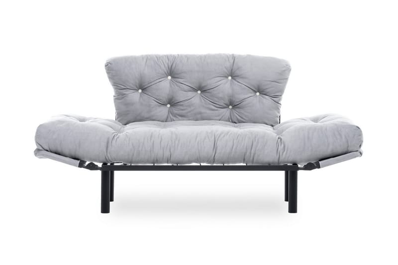 Bäddsoffa Pamelia 2-sits - Grå - Möbler - Soffa - Bäddsoffa - 2 sits bäddsoffa