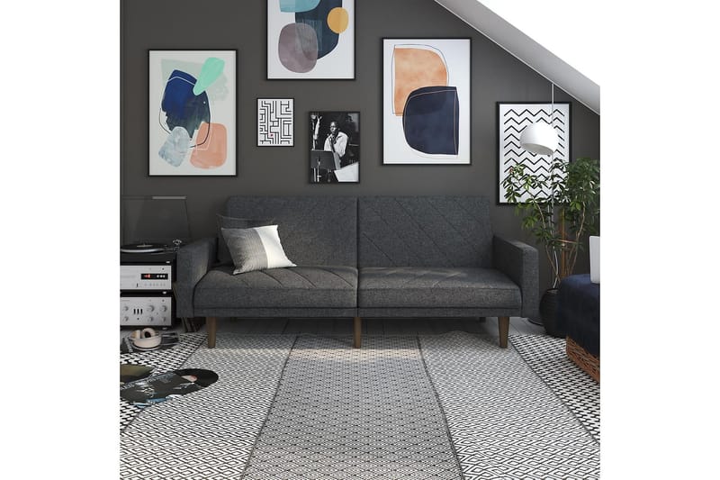Bäddsoffa Paxson Linnegrå - Dorel Home - Möbler - Soffa - Bäddsoffa - 2 sits bäddsoffa