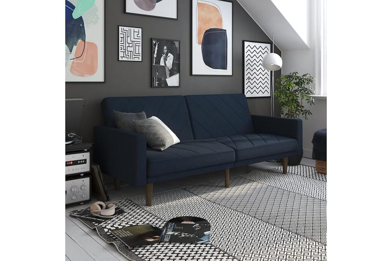 Bäddsoffa Paxson Marinblå - Dorel Home - Möbler - Soffa - Bäddsoffa - 2 sits bäddsoffa