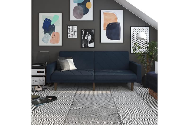 Bäddsoffa Paxson Marinblå - Dorel Home - Möbler - Soffa - Bäddsoffa - 2 sits bäddsoffa