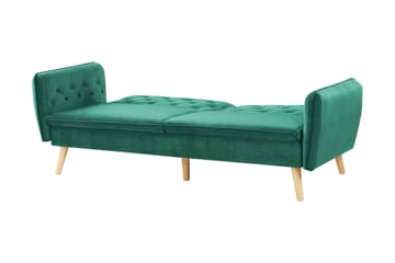 Bardu 2-sits Bäddsoffa - Sammet/Mörkgrön - Möbler - Soffa - Bäddsoffa - 2 sits bäddsoffa