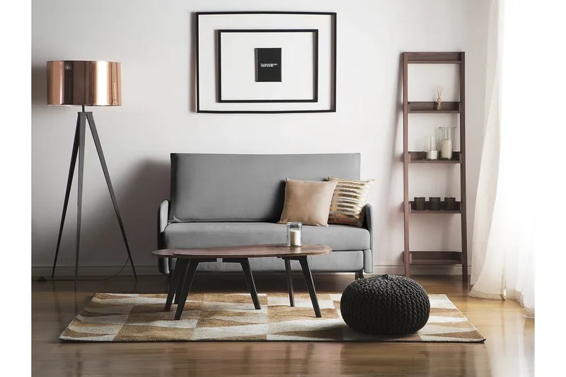 Belfast Bäddsoffa 148 cm - Grå - Möbler - Soffa - Bäddsoffa - 2 sits bäddsoffa