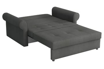 Bensbyn 2-sits Bäddbar Rektangulär Bäddsoffa i Tyg med Rullarmstöd - Grön - Möbler - Soffa - Bäddsoffa - 2 sits bäddsoffa