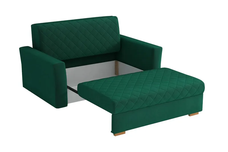 Bensbyn 2-sits Bäddsoffa Rutmönster - Svart - Möbler - Soffa - Bäddsoffa - 2 sits bäddsoffa