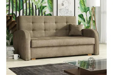 Bensbyn Bäddsoffa 153x98x85 cm - Beige/Grå - Möbler - Soffa - Bäddsoffa - 2 sits bäddsoffa