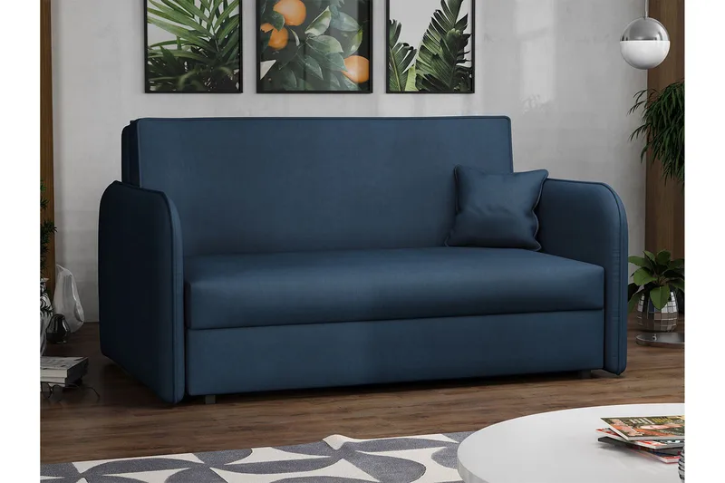 Bensbyn Bäddsoffa - Blå - Möbler - Soffa - Bäddsoffa - 2 sits bäddsoffa
