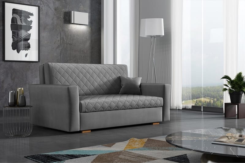 Bensbyn Bäddsoffa - Grå - Möbler - Soffa - Bäddsoffa - 2 sits bäddsoffa