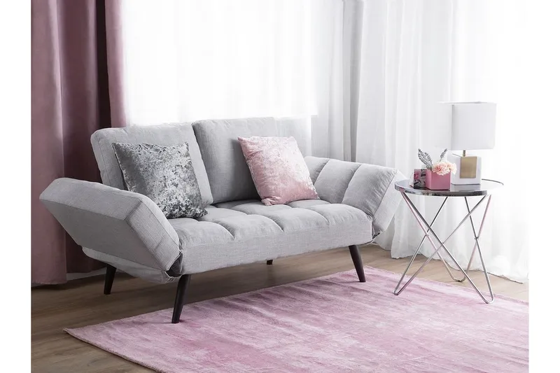 Brekke Bäddsoffa 150 cm - Grå - Möbler - Soffa - Bäddsoffa - 2 sits bäddsoffa
