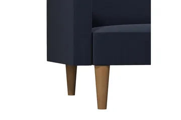 Channel Tufted 2-sits Bäddsoffa Marinblå - Dorel Home - Möbler - Soffa - Bäddsoffa - 2 sits bäddsoffa