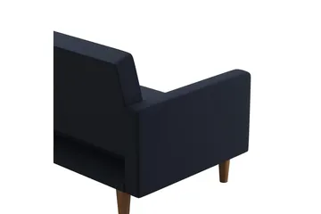 Channel Tufted 2-sits Bäddsoffa Marinblå - Dorel Home - Möbler - Soffa - Bäddsoffa - 2 sits bäddsoffa