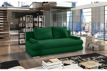 Crespos 2-sits Bäddsoffa - Grön - Möbler - Soffa - Bäddsoffa - 2 sits bäddsoffa