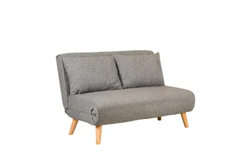 Daigo 2-sits Framåtbäddad Fällbar Bäddsoffa 120x180 cm i Tyg - Grå - Möbler - Soffa - Bäddsoffa - 2 sits bäddsoffa