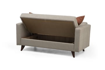 Darcia Bäddsoffa 2-sits - Beige - Möbler - Soffa - Bäddsoffa - 2 sits bäddsoffa