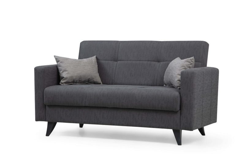 Darcia Bäddsoffa 2-sits - Mörkgrå - Möbler - Soffa - Bäddsoffa - 2 sits bäddsoffa