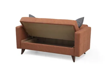 Darcia Bäddsoffa 2-sits - Röd - Möbler - Soffa - Bäddsoffa - 2 sits bäddsoffa