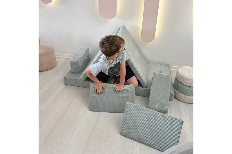 Deliones Bäddsoffa - Blå - Möbler - Soffa - Bäddsoffa - 2 sits bäddsoffa