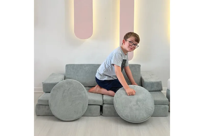 Deliones Bäddsoffa - Blå - Möbler - Soffa - Bäddsoffa - 2 sits bäddsoffa