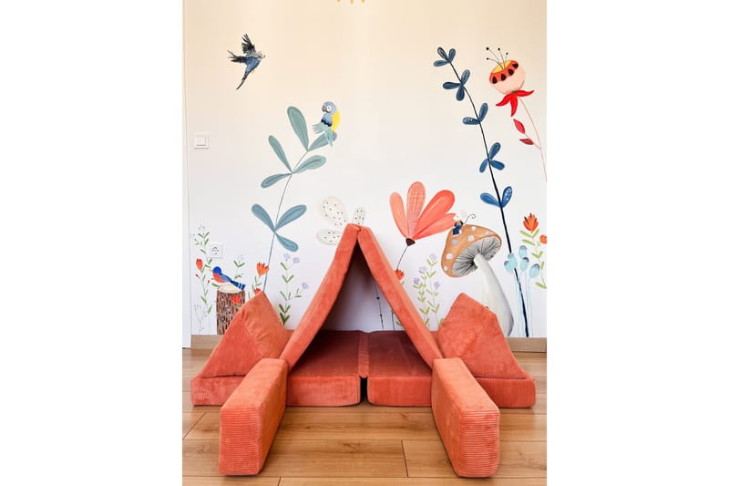 Deliones Bäddsoffa - Orange - Möbler - Soffa - Bäddsoffa - 2 sits bäddsoffa